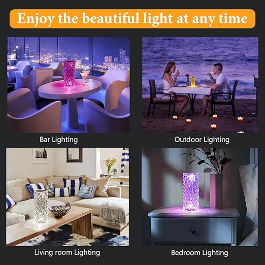 🌟Rechargeable CrystalGlow™ Magic Lamp 💎✨